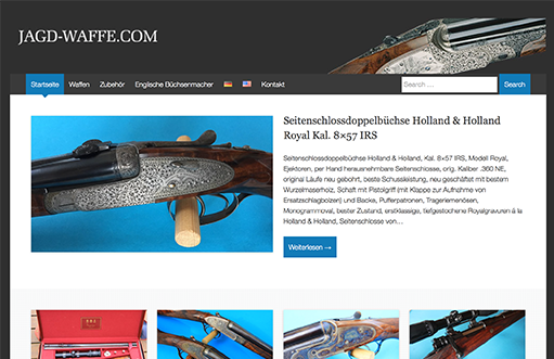 Jagd-Waffe.com Webseite